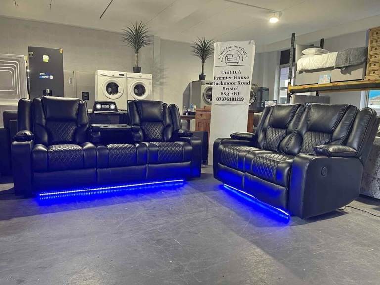 Luxury Sofa - 3+2 Seater recliner Sofa - Electric & Manual available - ORDER NOW - Same Day delivery