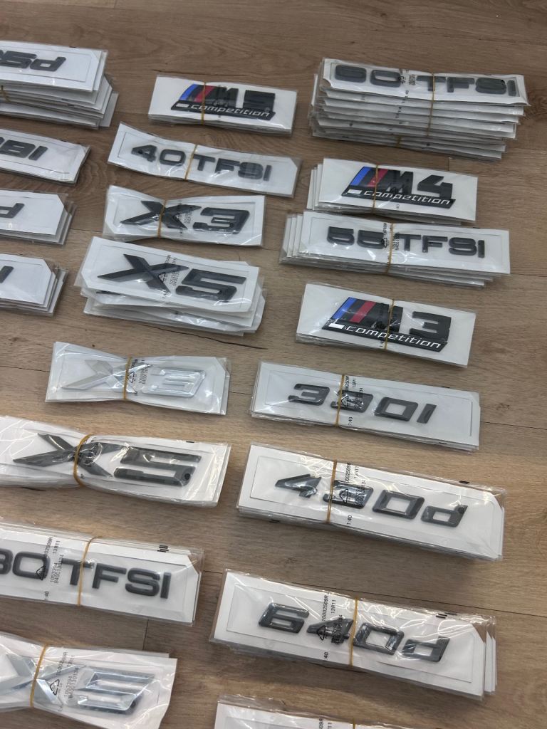 JOB LOT Car Badges & Keyrings RRP £2,700+