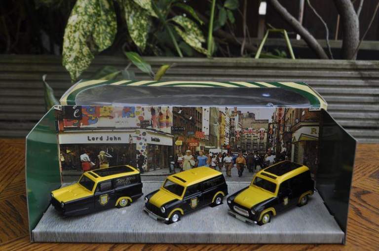 Lledo Collectables, 1/43th scale, 3 British 1960s delivery vans for Ringtons