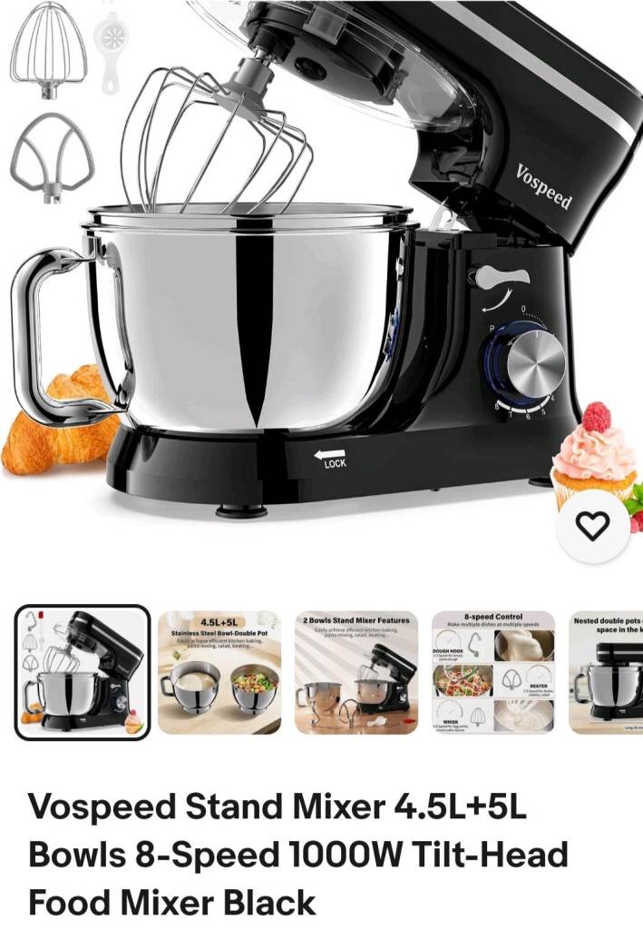 Vospeed Food Mixer Bakery