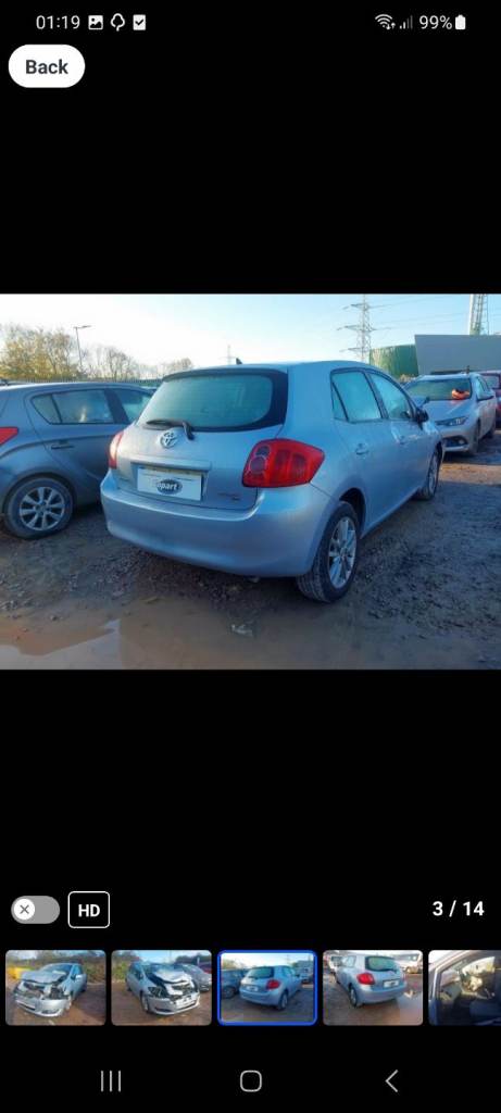 Toyota auris 2009 breaking 