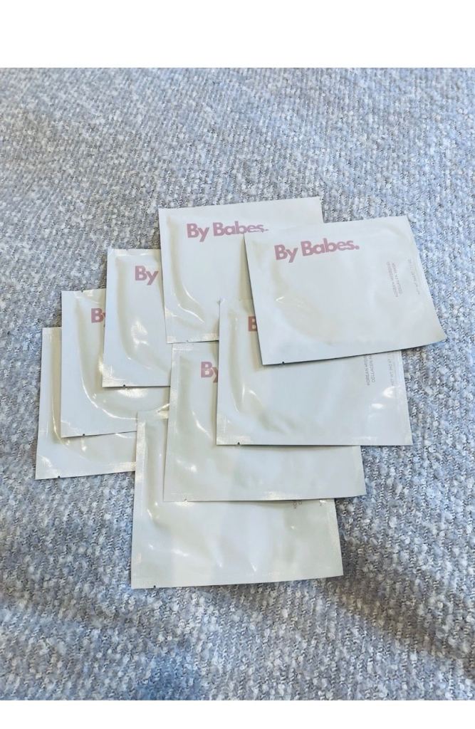 By Babes Korean Pink Collagen Face Masks – New, Multiple Available