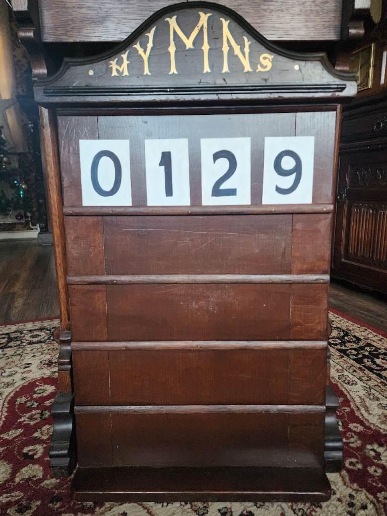 Antique Church Hymns Board
