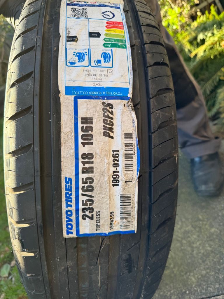 Toyo Proxes Tyre BN 235/65 R18, 1 available