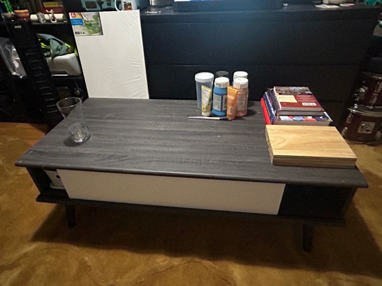 Coffee table with storage