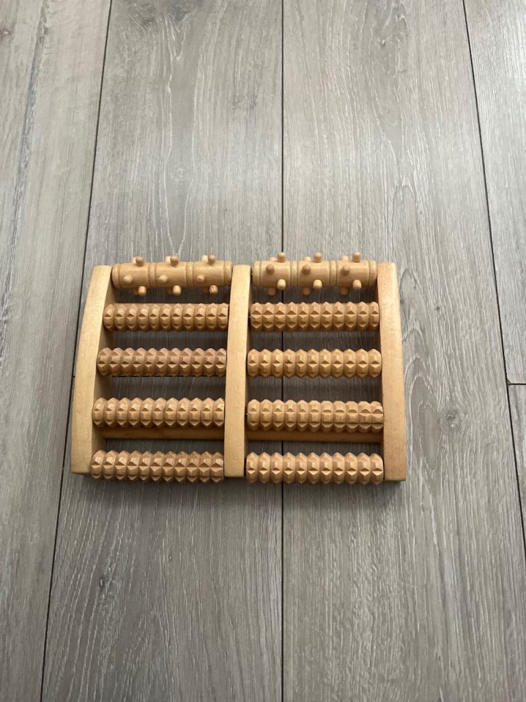 Wooden Foot Massager Roller – Good Condition
