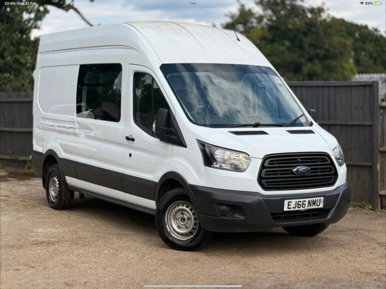 2016 Ford Transit 2.2 TDCi 125ps H3 Van +43K MILES + WELFARE + CAMPER PANEL VAN Diesel Manual