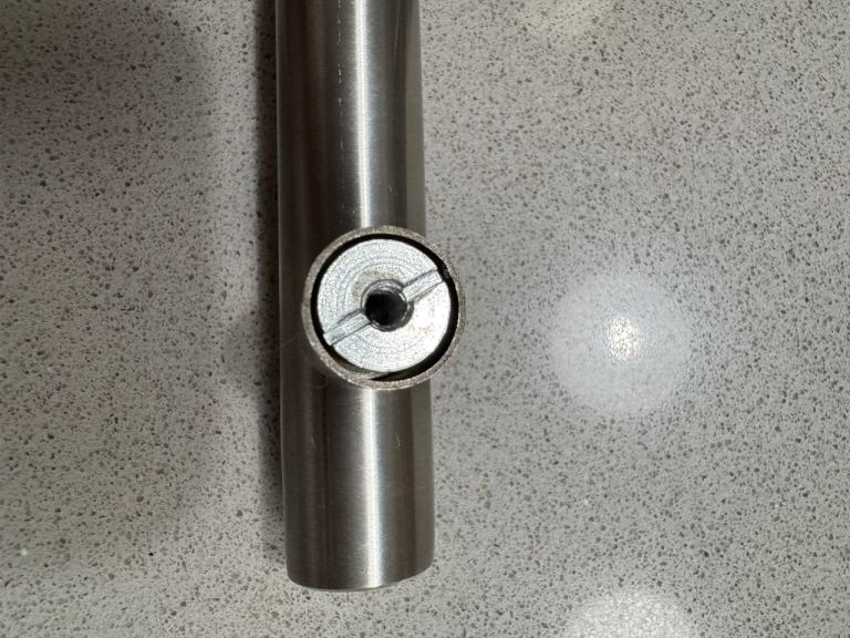 18 inch silver  metal handles 