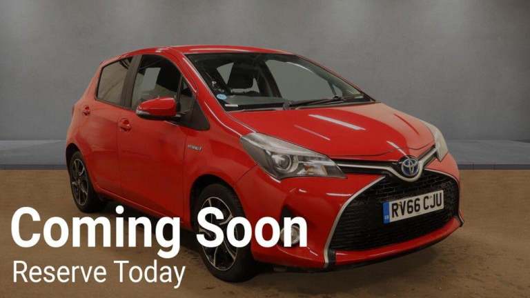 2016 Toyota Yaris 1.5 Hybrid Design 5dr CVT HATCHBACK PETROL/ELECTRIC Automatic