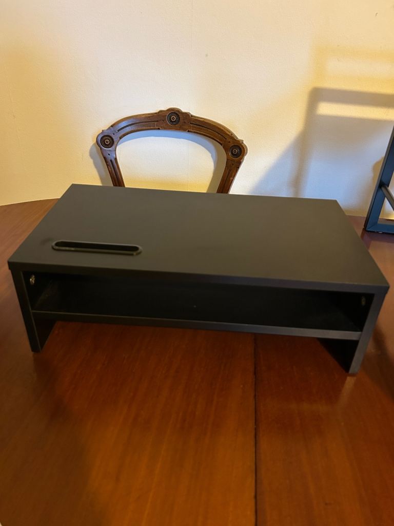 BONTEC Monitor Stand Riser – 2-Tier, Black