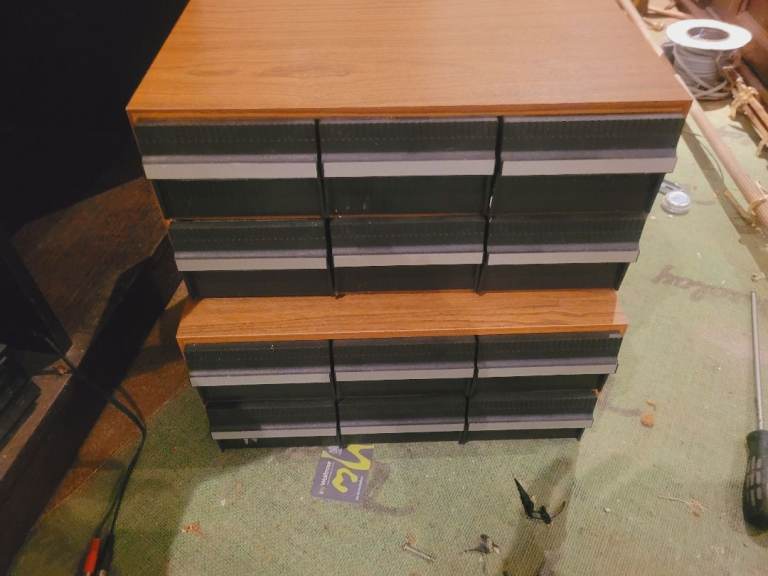 image for Vintage Wooden Cassette Holder