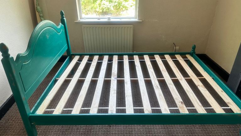 Free double bed frame. 