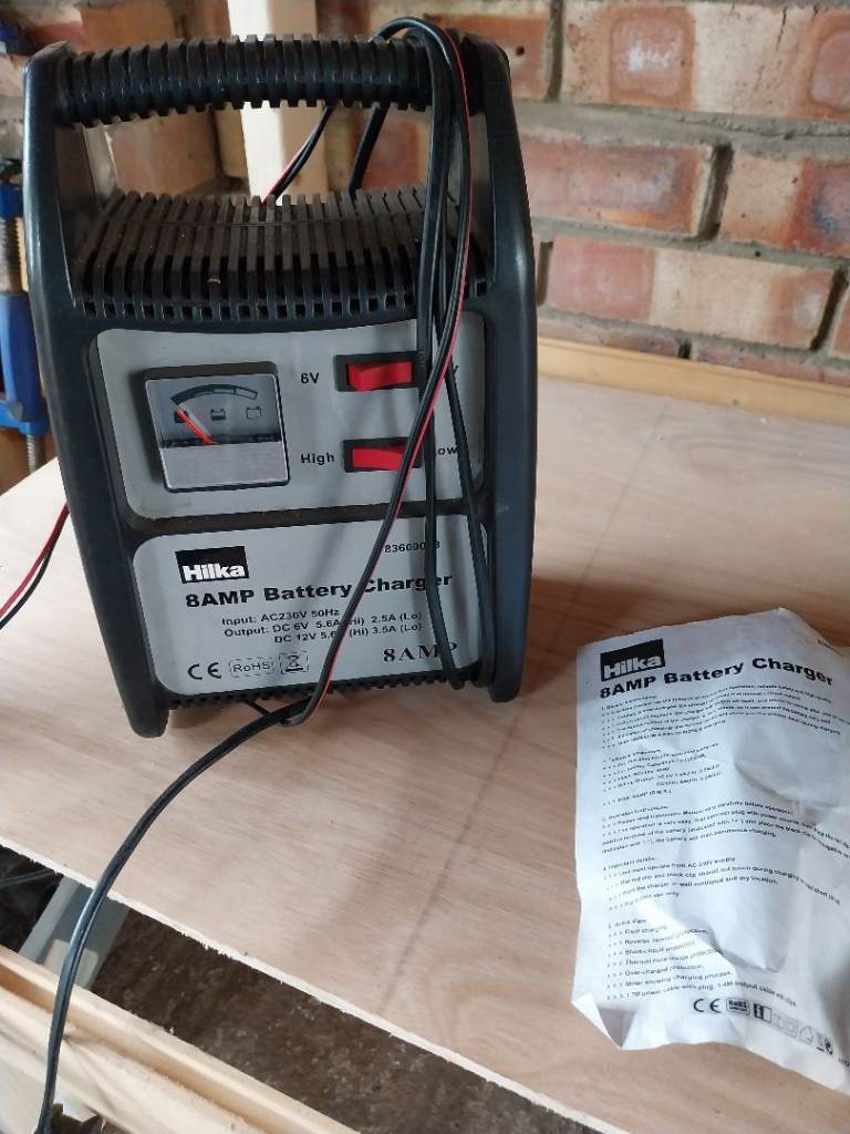 Hilka 8amp battery charger