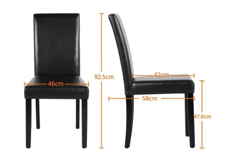 Brand new black chairs 