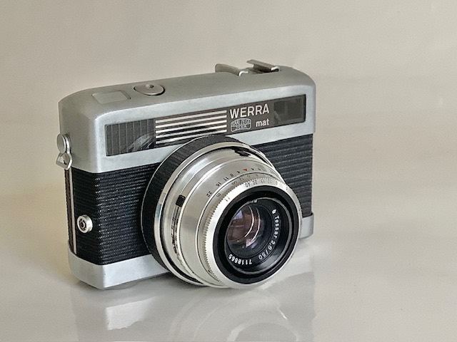 WERRAMAT Carl Zeiss Jena 35mm Camera, Tessar Prestor 2.8/50mm Lens, Case + Manual