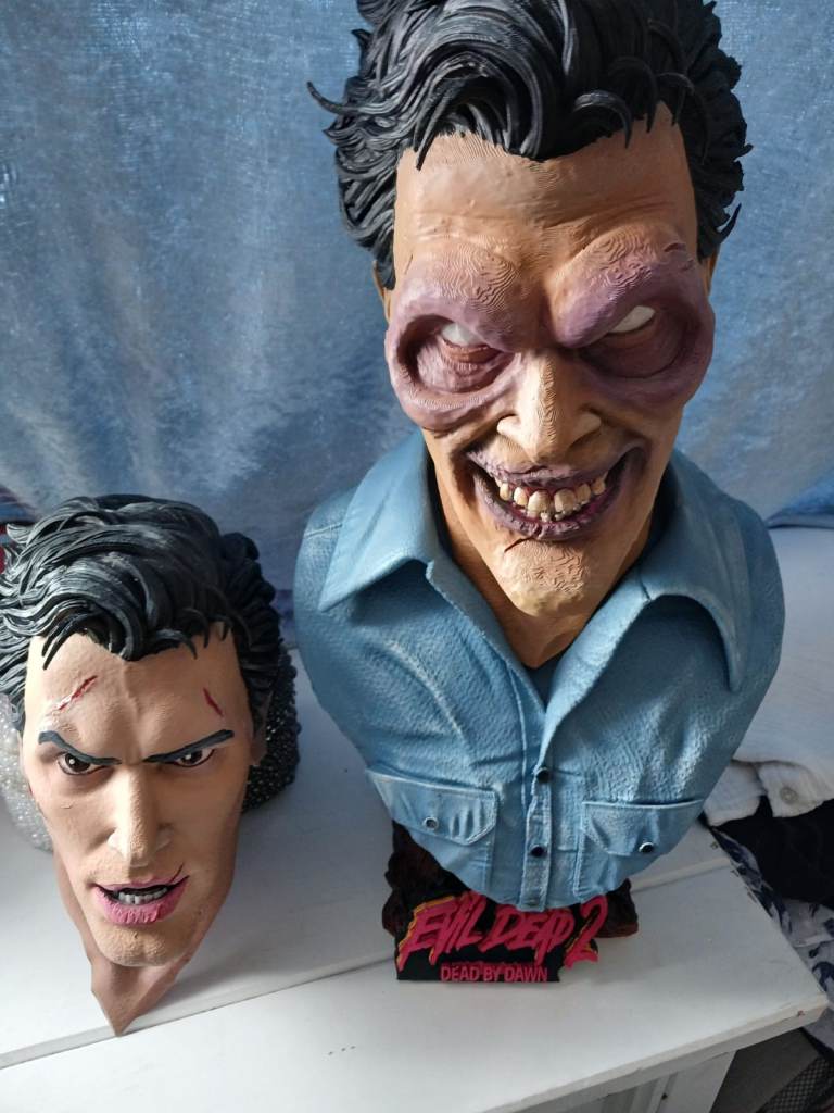 Evil Dead 3D Printed Hand-Painted Models with Two Heads