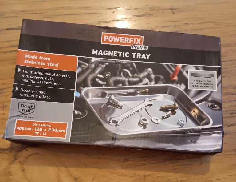 Powerfix Profi+ Magnetic bowl, stainless steel, new and unopened
