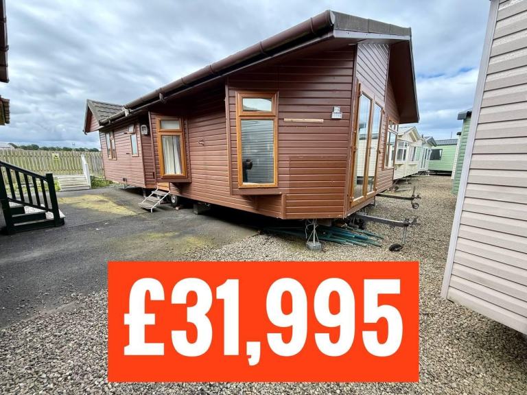 OFF SITE wooden lodge Scotland double glazed & heated 2 bed Taragon 45x22