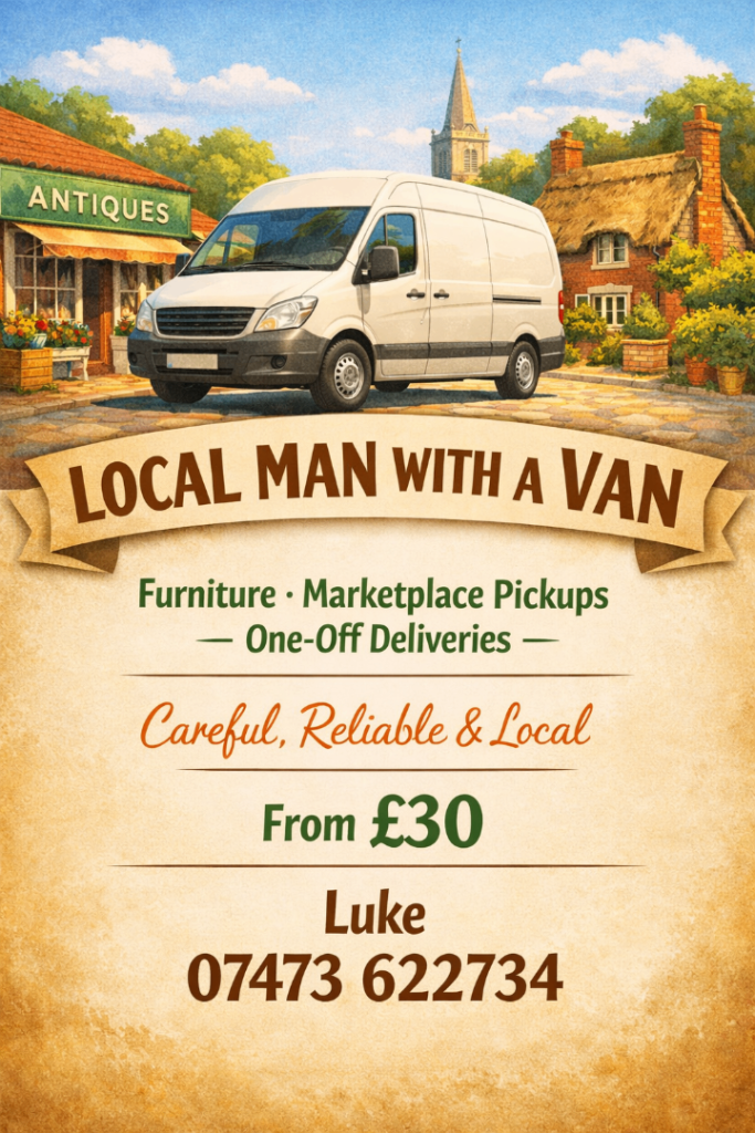 Local Man With Van – Furniture / Marketplace Collection – Salisbury