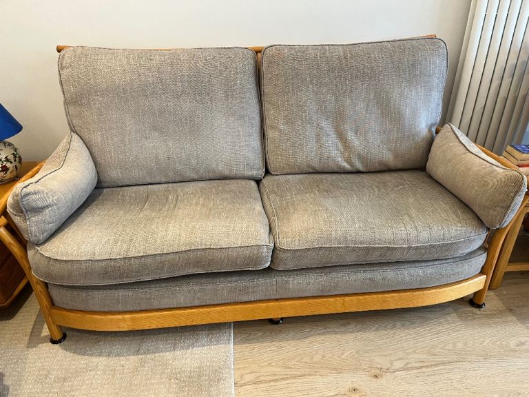 Ercol renaissance high back light wood