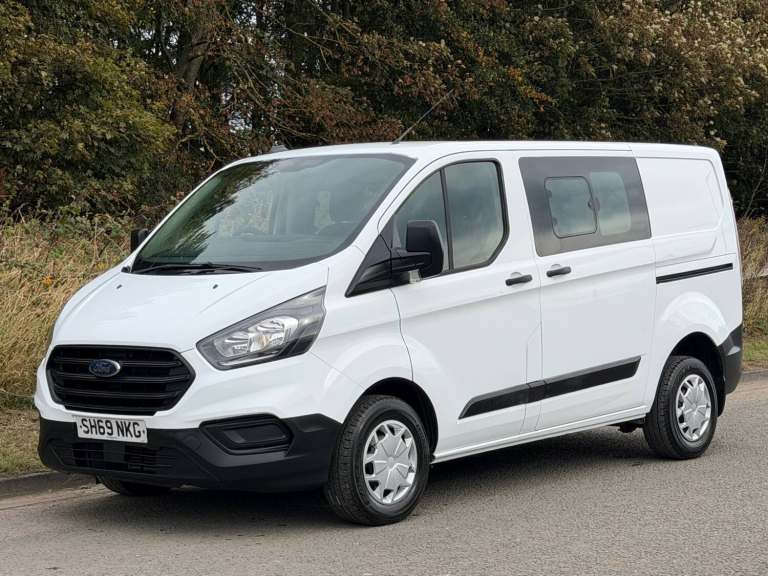 2019 Ford Transit Custom 2.0 EcoBlue 105ps Low Roof D/Cab Leader Van PANEL VAN Diesel Manual