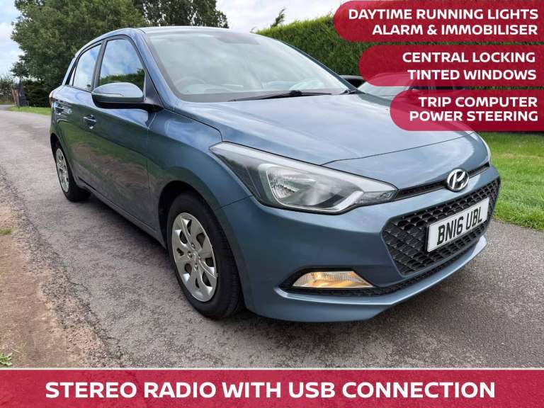 2016 Hyundai i20 1.2 Blue Drive S 5dr HATCHBACK Petrol Manual