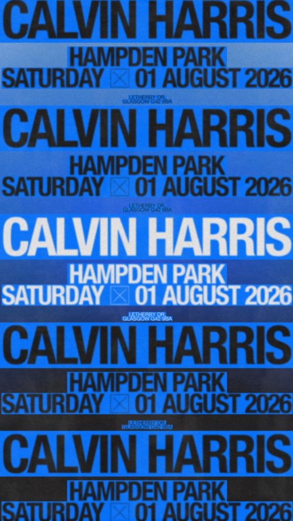 2 x Calvin Harris Hampden Park Concert Ticket – 01 August 2026