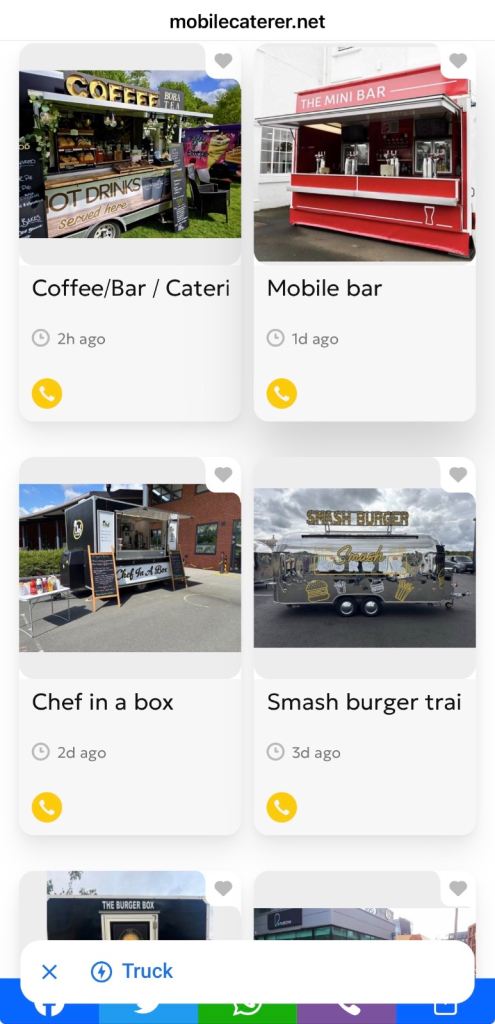 Catering trailers 