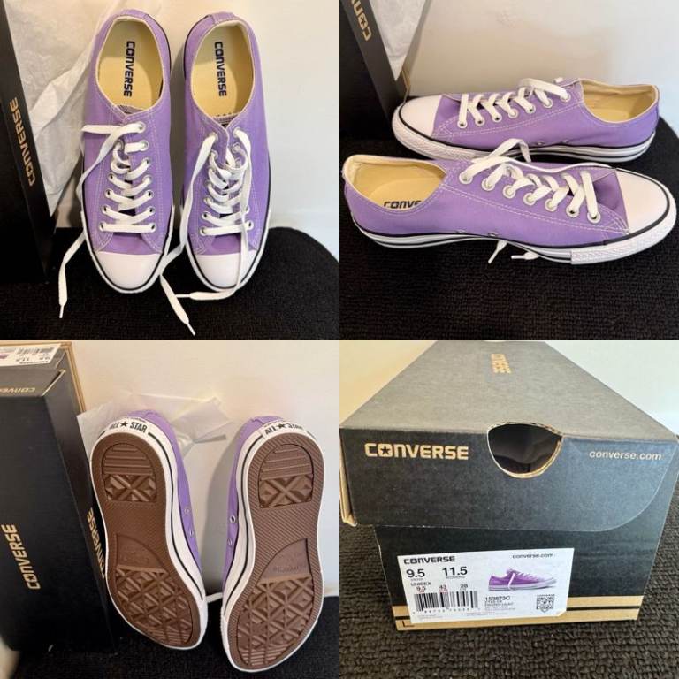 Converse Chuck Taylor All Star Ox Trainers for Men or Women Fresh Colours £30.