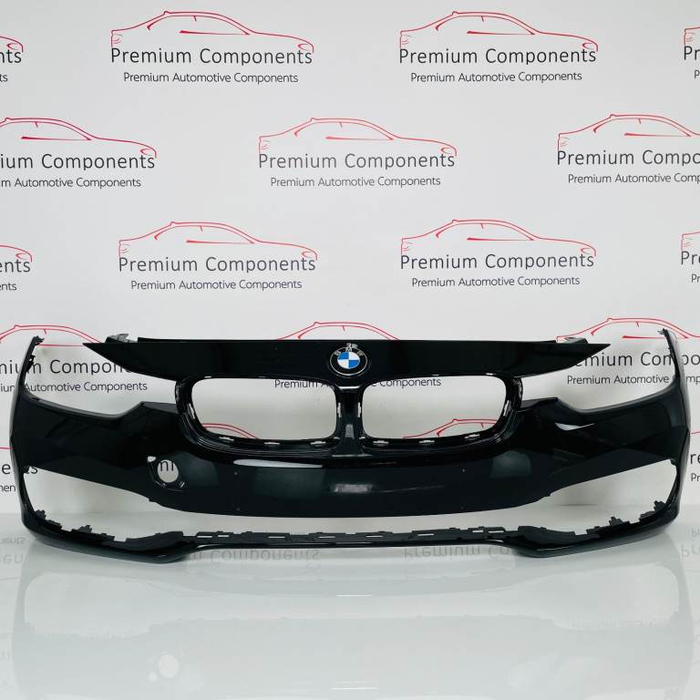 BMW 3 Series Front Bumper Genuine Black F30 F31 Lci Se 2016 – 2019 [aj73]