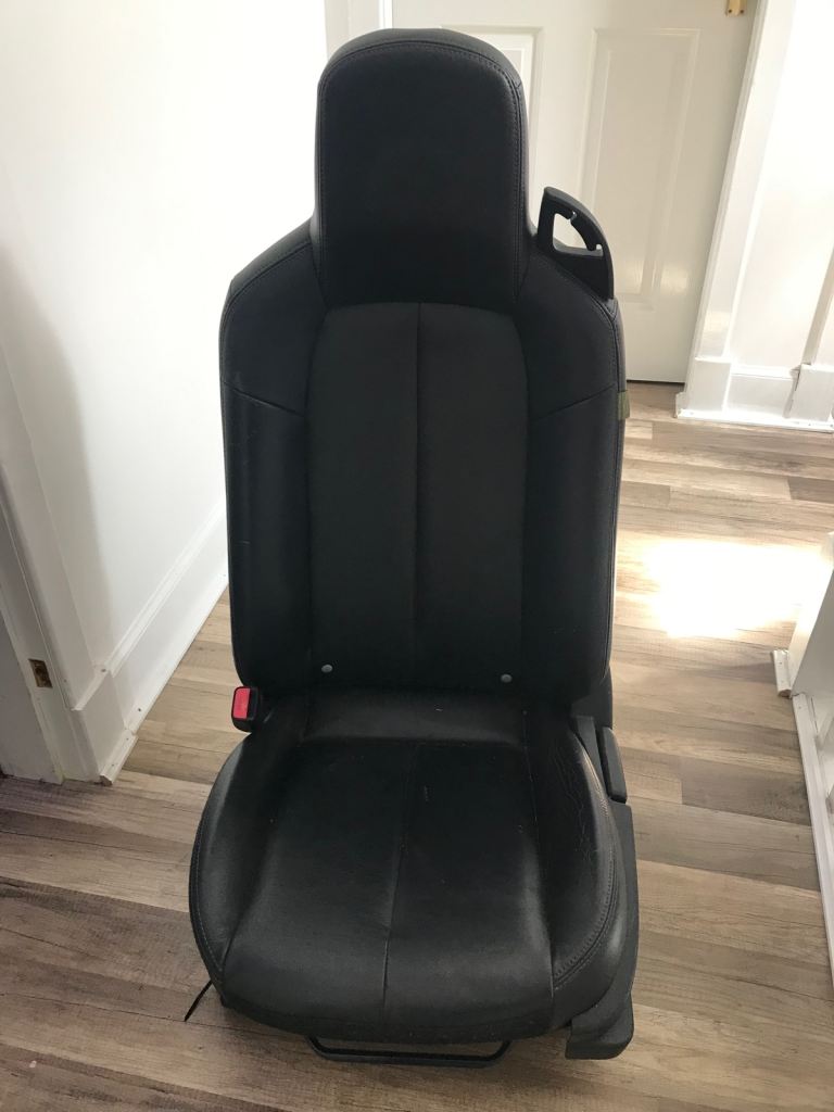 MX5 Mk3 NC Seats Driver and Passenger Pair Black Leather