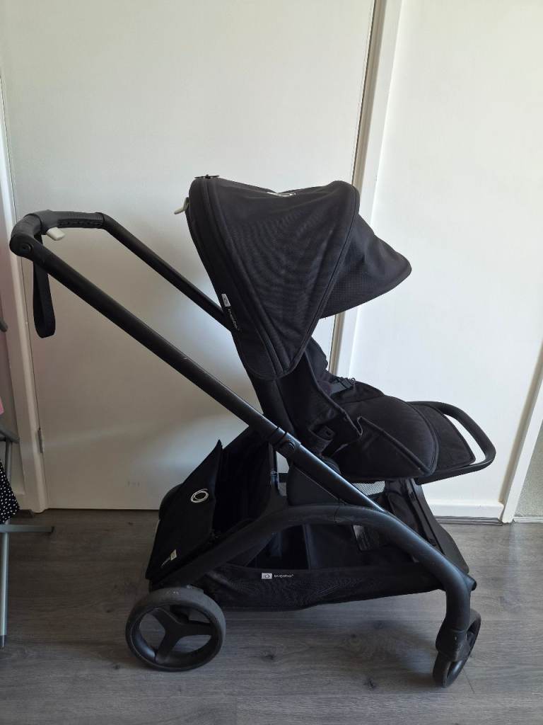 Bugaboo Dragonfly Pushchair - Black, Good Condition