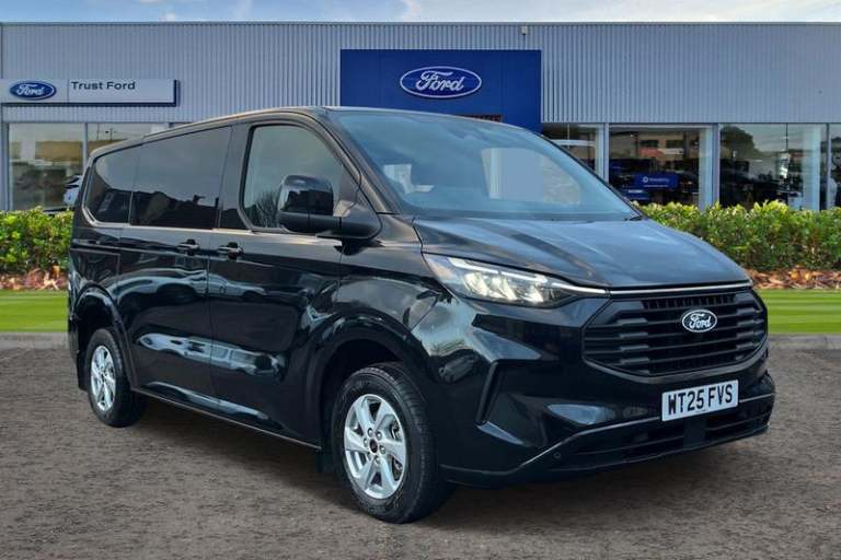 2025 Ford Transit Custom 2.0 EcoBlue 136ps H1 Double Cab Van Limited Auto PANEL VAN DIESEL Automatic