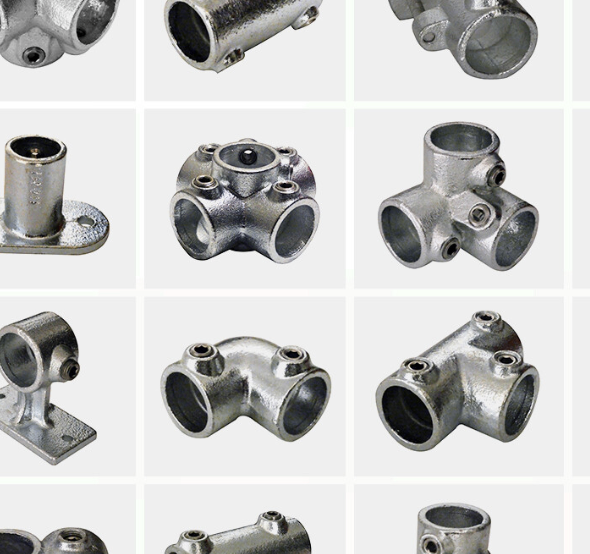 Various Metal Pipe Fittings and Clamps good condition Cardiff