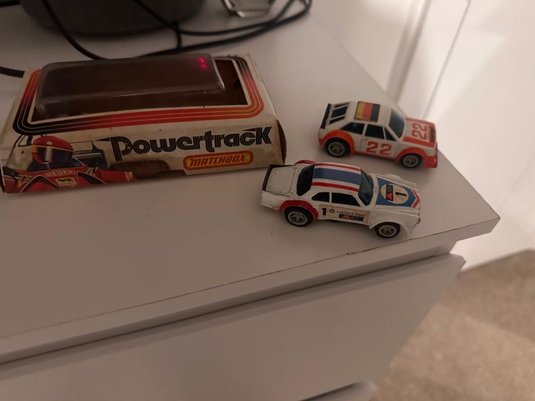 Vintage Matchbox Powertrack slot cars