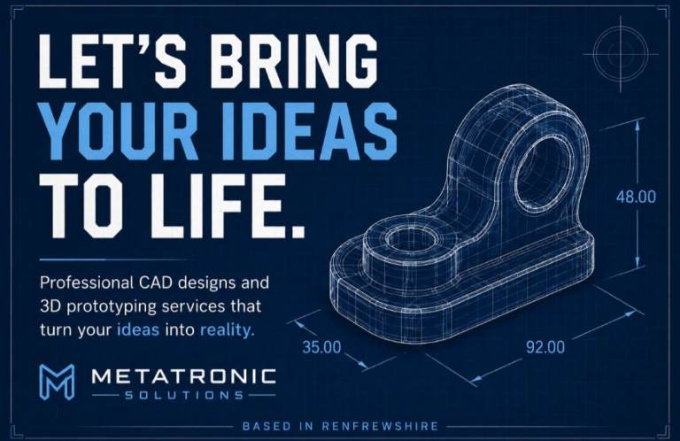 3D Design , Printing and Product Prototyping Service : Renfrewshire 