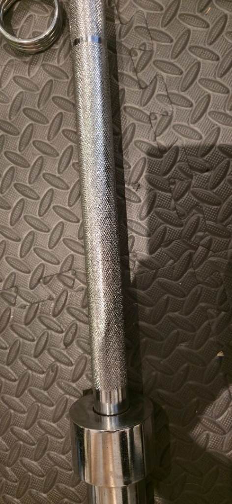 Bodymax 7ft olympic barbell + dumbells + collars