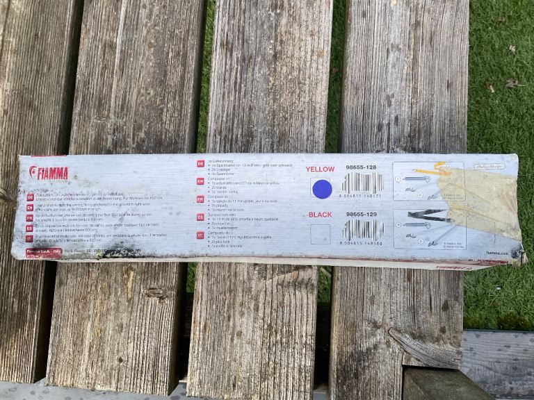 New fiamma awning tie down kit