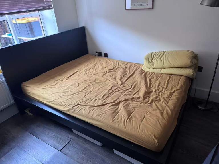 £120 IKEA Standard King bed Frame (Mattress optional £120)