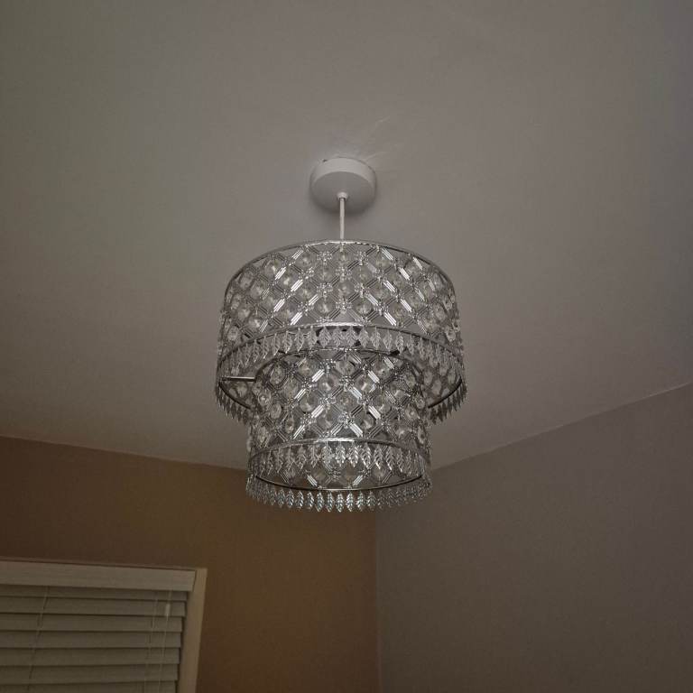 Silver Crystal Lightshade