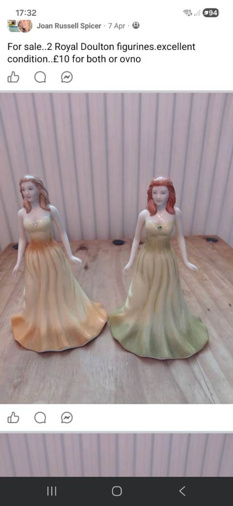 Royal doulton fiqurines