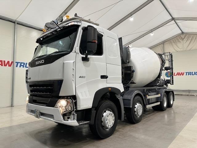 Sino Howo 420 8x4 Double Drive Cement Mixer