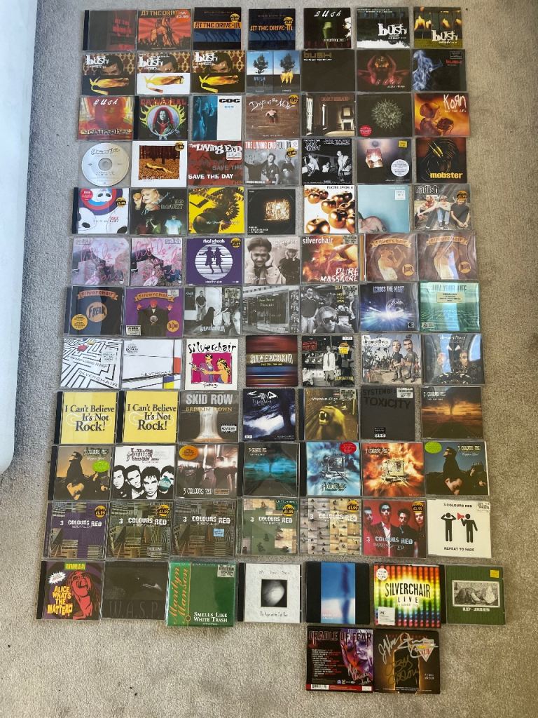 Heavy Metal / Rock CDs - Metallica / Soungarden / silverchair / Pantera / Sepultura / Bush etc
