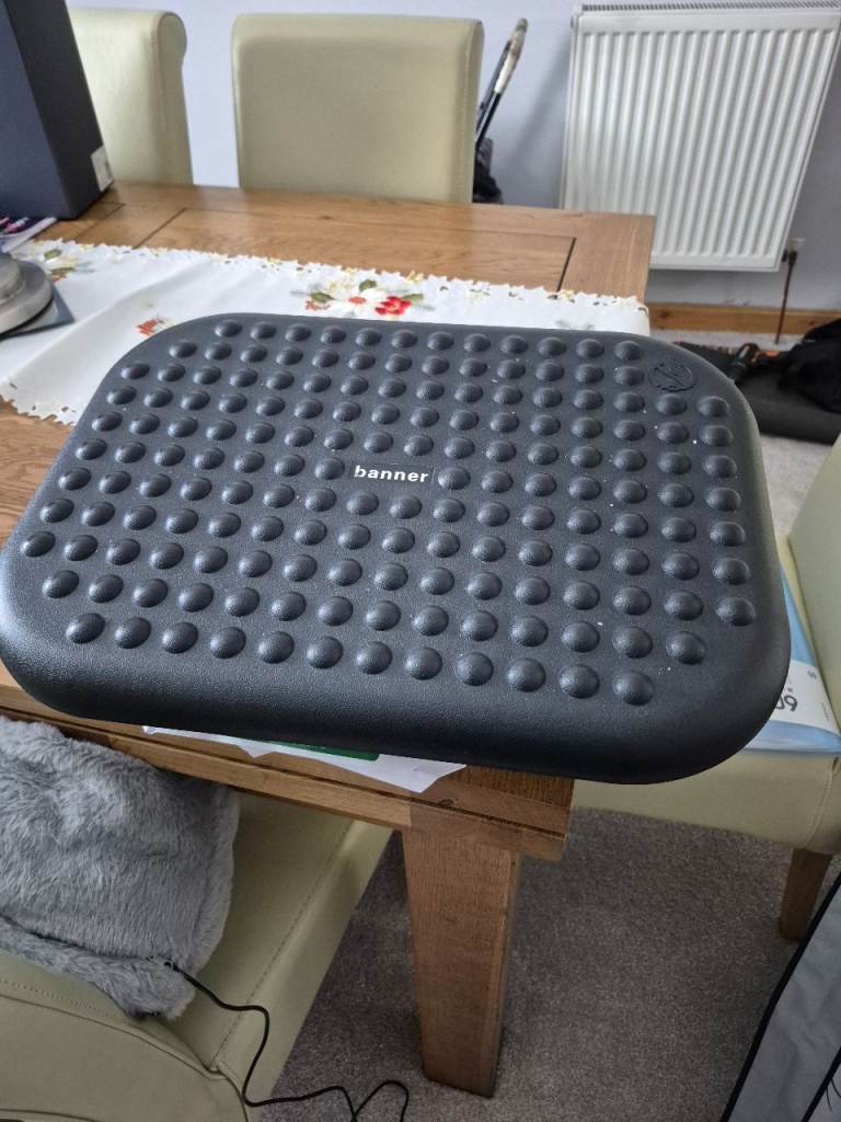 Banner Ergonomic Footrest - Grey, Good Condition