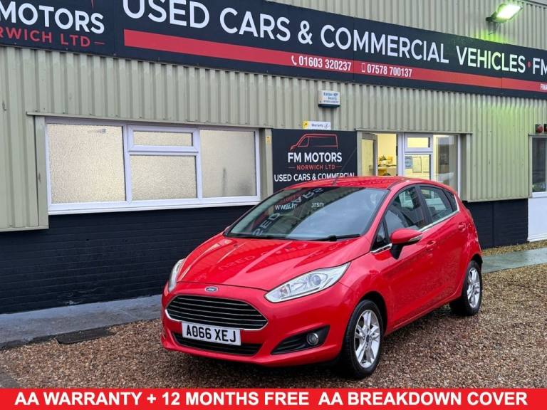 2017 66 FORD FIESTA 1.0T ECOBOOST ZETEC HATCHBACK 5DR PETROL MANUAL EURO 6 (S/S)