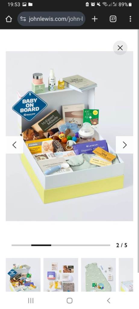 John Lewis New Parent Starter Kit- Brand New