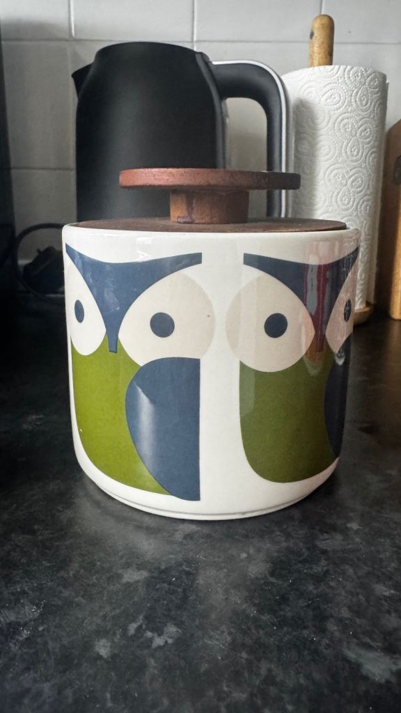 Orla kiely storage jar