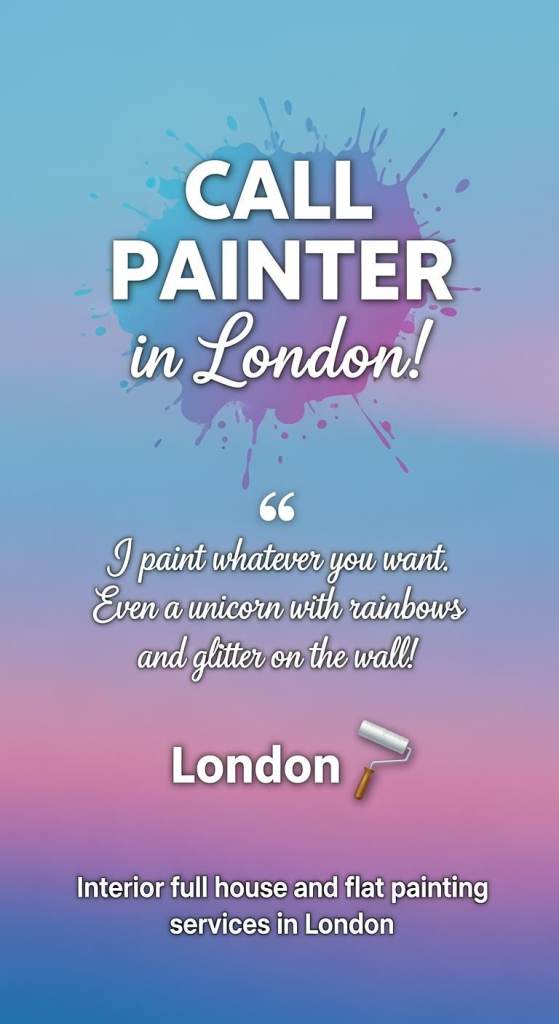Professional and Experienced Painter and Decorator Offering Services All Over London - Call Me Today