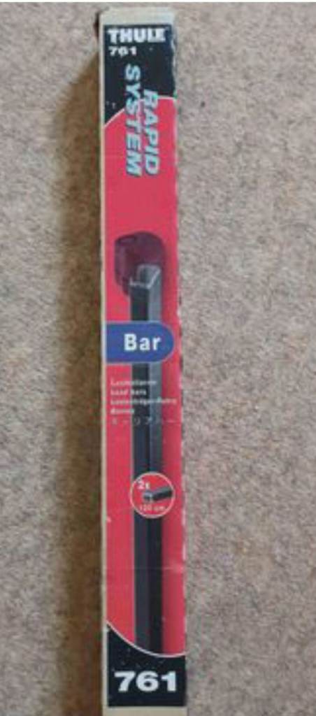 Thule Roof Bars 761 (Pack of 2) 120cm long. Collect Farlington