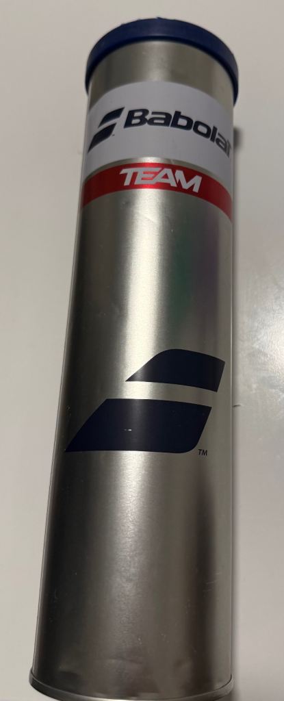 Babolat Tennis Balls Team Clay Court Pressurised ITF Approved Balls - Tube Of 4